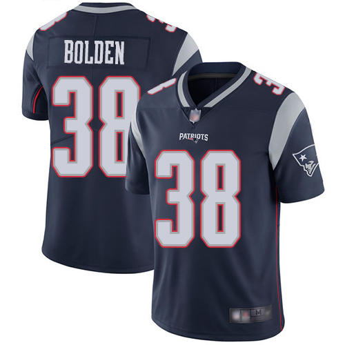 New England Patriots Football #38 Vapor Limited Navy Blue Men Brandon Bolden Home NFL Jersey->women nfl jersey->Women Jersey